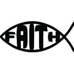 Faith Fish Sticker 2139