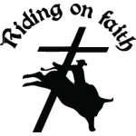 Riding on Faith Sticker 2202