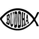 Buddha Fish Sticker 2204