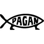 Pagan Fish Sticker 2212