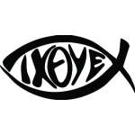 Religious Fish Sticker 2099