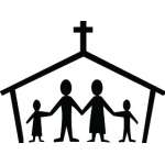 Family and Church Sticker 3109