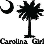 Carolina Girl Sticker 3169