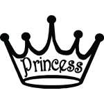 Princess Sticker 3174