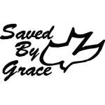 Saved by Grace Sticker 3182