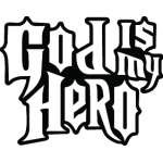 God is my Hero Sticker 3200