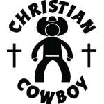 Christian Cowboy Sticker 3209