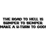 Road to Hell Sticker 4102