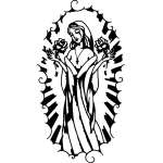 Holy Woman Sticker 4114