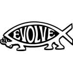 Evolve Fish Sticker 4012