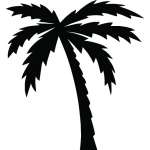 Palm Tree Sticker 4124