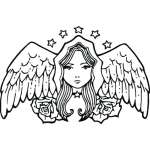 Angel Sticker 4137