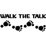 Walk the Talk Sticker 4207