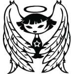 Angel Sticker 4038