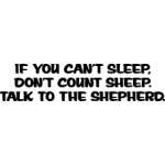Talk to the Shepherd Sticker 4044