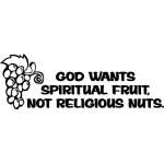 Religious Nuts Sticker 4082