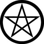 Pentagram Sticker 4009
