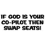 God Co-Pilot Sticker 4093