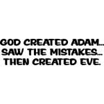 Adam And Eve Sticker 4099