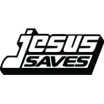 Jesus Saves Sticker 3218