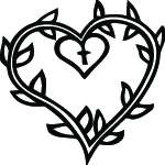 Heart and Thorns Sticker 4037
