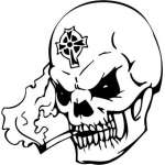 Skull Sticker 58