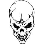 Skull Sticker 69