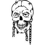 Skull Sticker 121