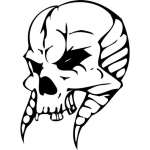 Skull Sticker 124