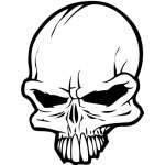 Skull 49 Sticker