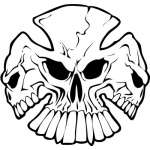 Skull 61 Sticker