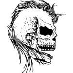 Skull 70 Sticker