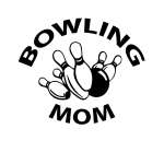 Bowling Mom Sticker