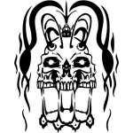 Cyber Skull Sticker 12