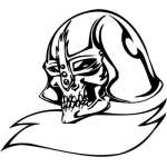 Skull Sticker 195