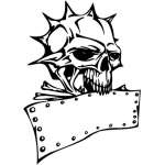 Skull Sticker 199