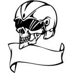Skull Sticker 206