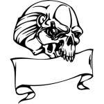 Skull Sticker 229