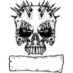 Skull Sticker 274