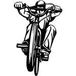 Extreme BMX Rider Sticker 2026