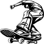 Extreme Skater Sticker 2099