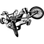 Extreme BMX Freestyle Sticker 2108