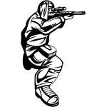 Extreme Paintball Sticker 2121