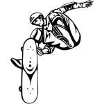 Extreme Skater Sticker 2125