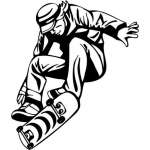Extreme Skateboarder Sticker 2154