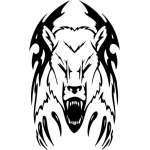Tribal Predator Sticker 170
