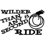 8 Second Ride Sticker