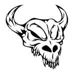 Cattle Skull Sticker