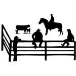 Cowboy Ranch Sticker