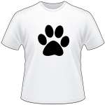 Dog Paw Print T-Shirt